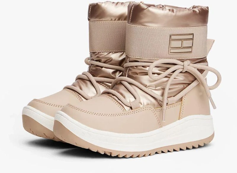 Tommy Hilfiger Moteriški Sniego Batai T3A5-34052-1474591 Bronza