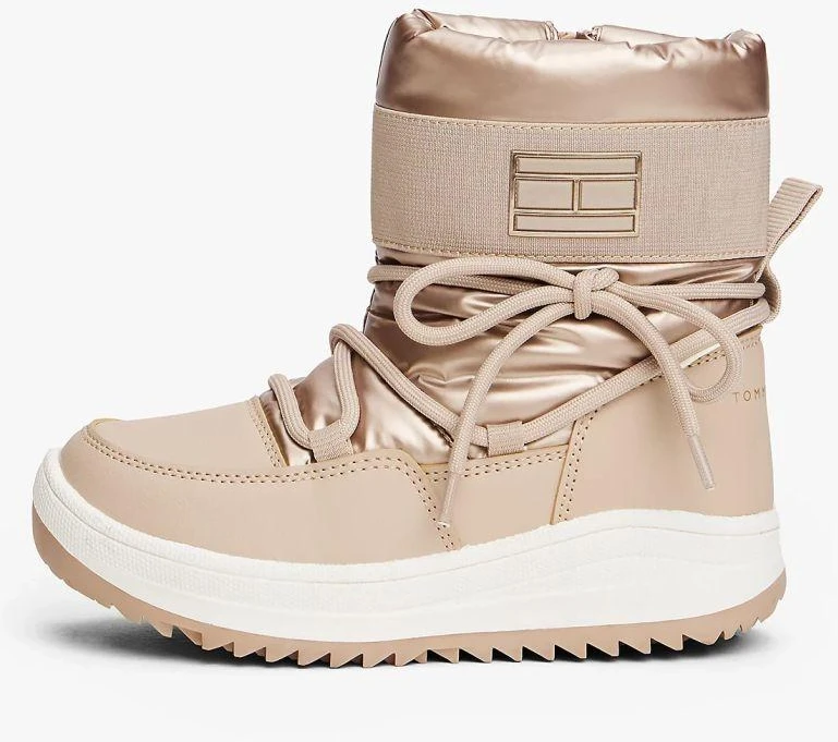 Tommy Hilfiger Moteriški Sniego Batai T3A5-34052-1474591 Bronza