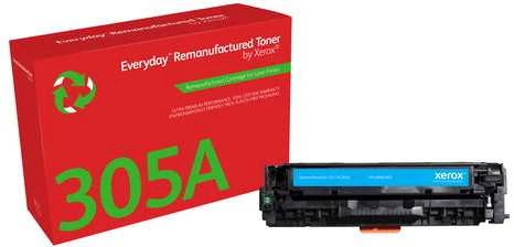 Xerox for HP No.305A CE411A mėlyna kasetė lazeriniams spausdintuvams, 2600, psl.