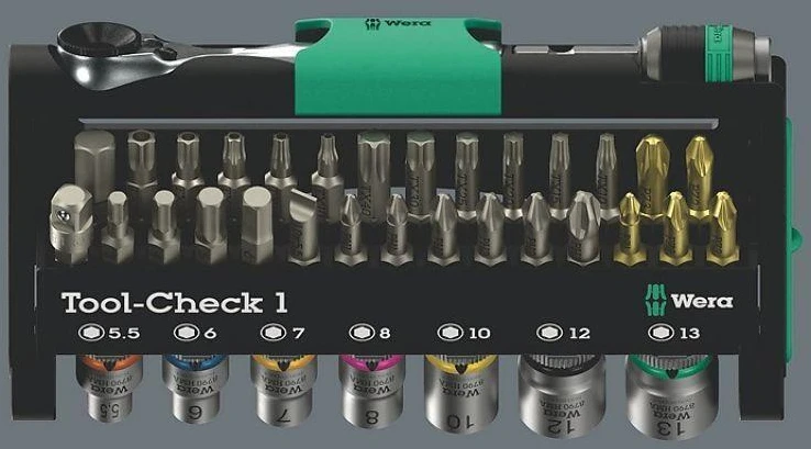 Wera TOOL-CHECK 1 įrankių rinkinys, 38 dalys