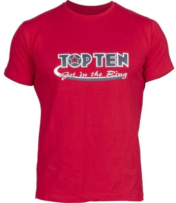TOP TEN marškinėliai "Get in the ring" (patvirtinti WAKO)
