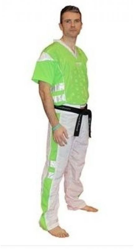 TOP TEN NEON kickbokso apranga, žalia ir balta