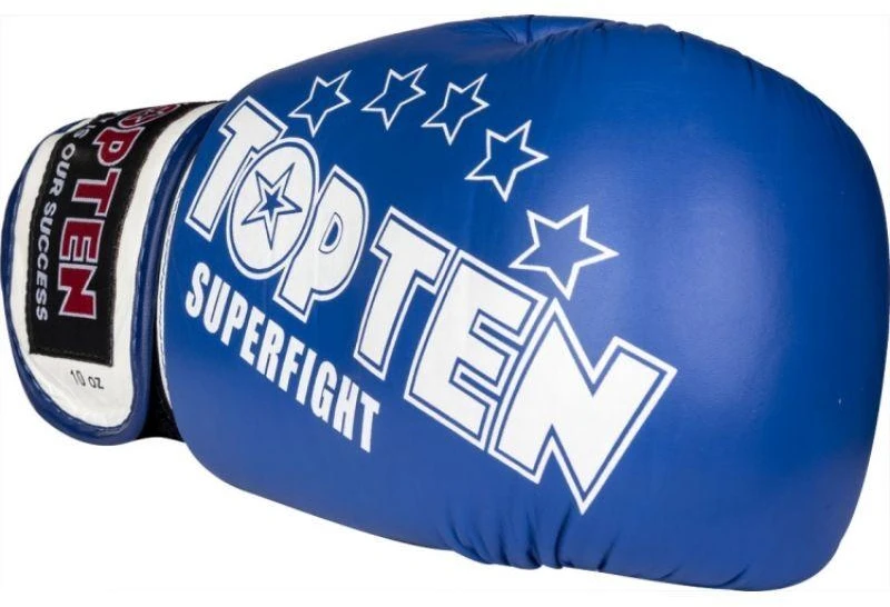 TOP TEN RTT-10 SUPERFIGHT 3000 STARS Bokso pirštinės (WAKO APPROVED naujos)