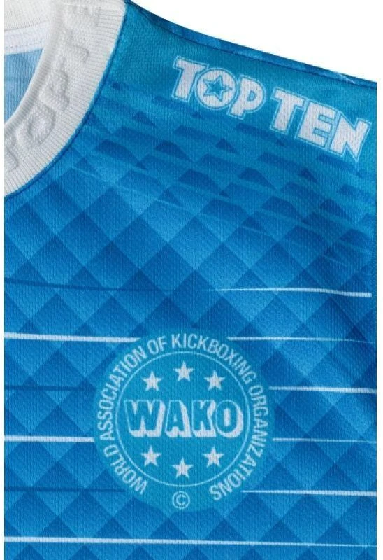 TOP TEN "WAKO" marškinėliai lengvam kontaktui (WAKO PATVIRTINTA)