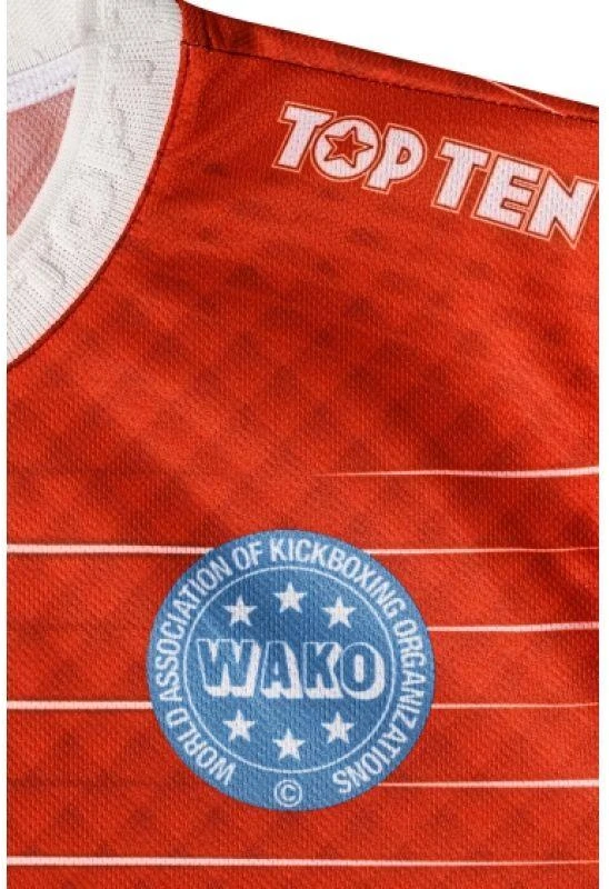 TOP TEN "WAKO" marškinėliai lengvam kontaktui (WAKO PATVIRTINTA)