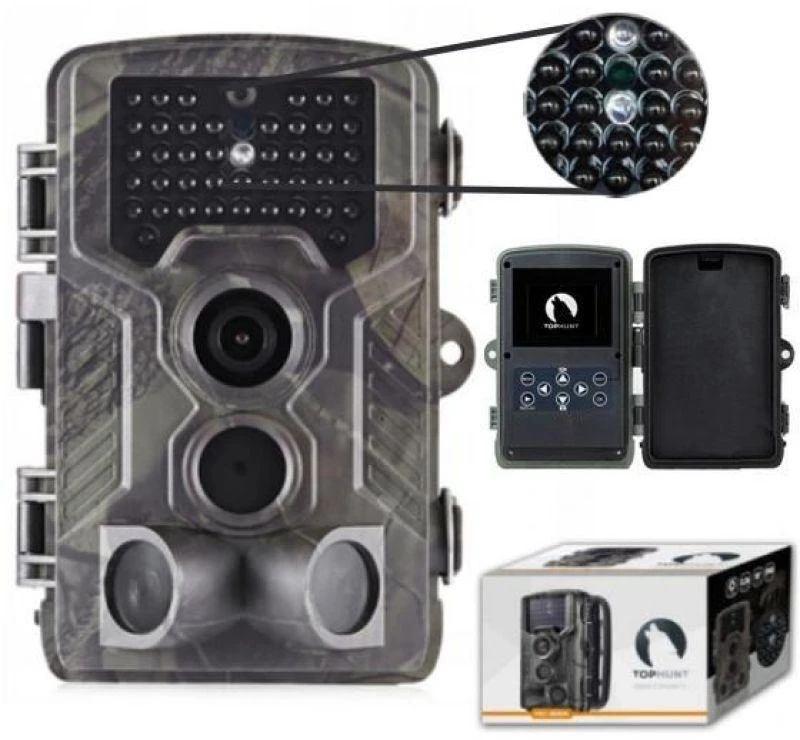 TOPHUNT MIŠKO KAMERA HC800A 1080p 16MPX 42xIR LED JUODA