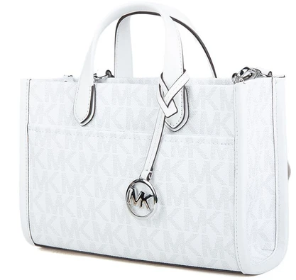 Torebka tote Michael Kors 38S6S3GM5B-OPTIC Baltas ALLUMINIUM
