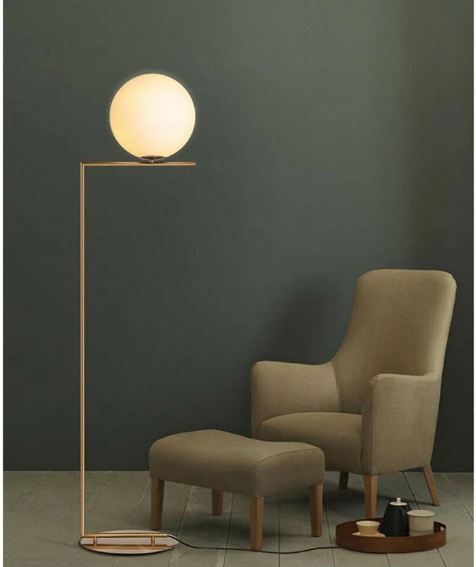 Toršeras IC LIGHTS F2, E27, chromo sp. korpusu/baltas gaubtas, dimeriuojamas, 185cm