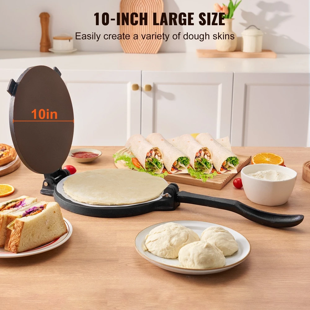 VEVOR Ketaus tortilijų presas 25 cm