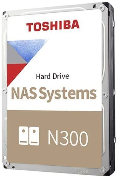 TOSHIBA N300 NAS kietasis diskas 6 TB SATA 3,5 colio 7200 aps./min. 256 MB masinis