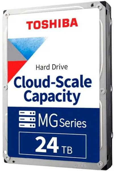 HDD Server TOSHIBA MG11 24TB MAMR 512e, 3.5'', 1024MB, 7200RPM, SATA, SKU: HDEB034GEA51F