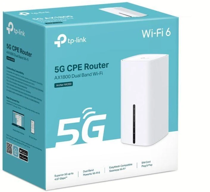 Ausinės TP-Link ARCHER NX200 maršrutizatorius, 5G gigabitinis maršrutizatorius