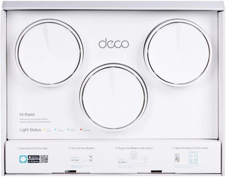 TP-LINK DECO X50 tinklo sistema (3-PACK)