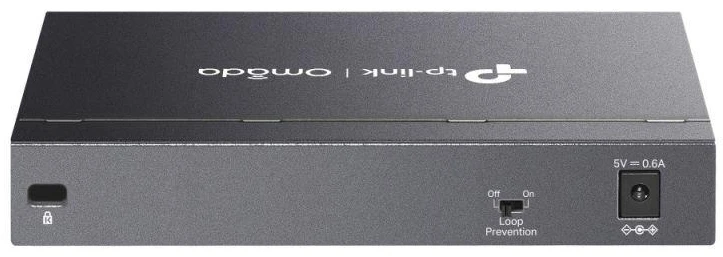 Šakotuvas TP-Link Omada DS108G gigabitinis eterneto komutatorius (10/100/1000), juodas