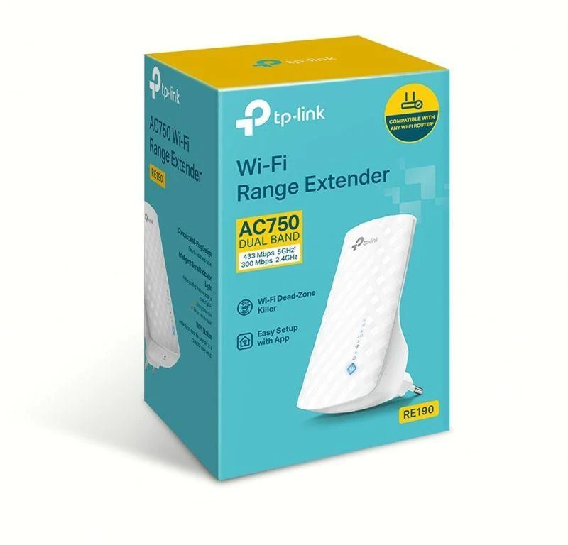 Ausinės TP-LINK RE190 kartotuvas