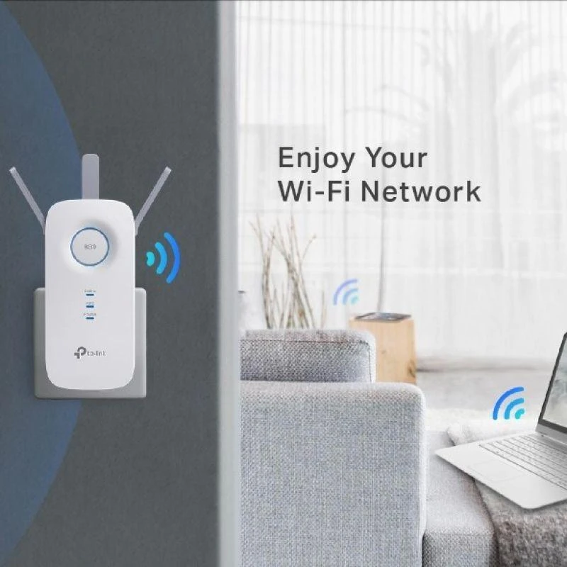 Ausinės Carruzzo TP-Link AC1750 Wi-Fi Tinklo kartotuvas Balta 10, 100, 1000 Mbit/ai
