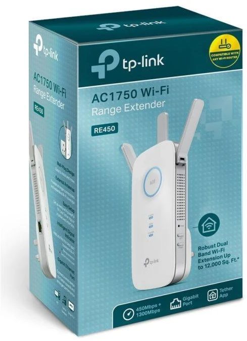 TP-LINK RE450 Wi-Fi signalo stiprintuvas