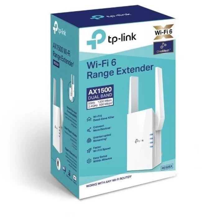 TP-LINK RE505X „Wi-Fi“ signalo stiprintuvas