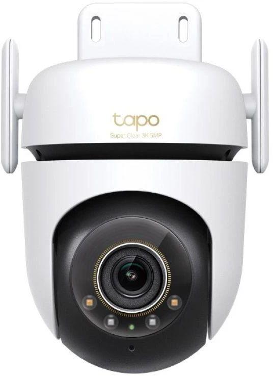 TP-LINK | Lauko apsaugos Wi-Fi kamera su pasukimu/pakreipimu | Tapo C530WS | Kupolinė | 5 MP | 3.2 mm / F1.6 | IP66 | H.264 | Micro SD, maks. 512 GB