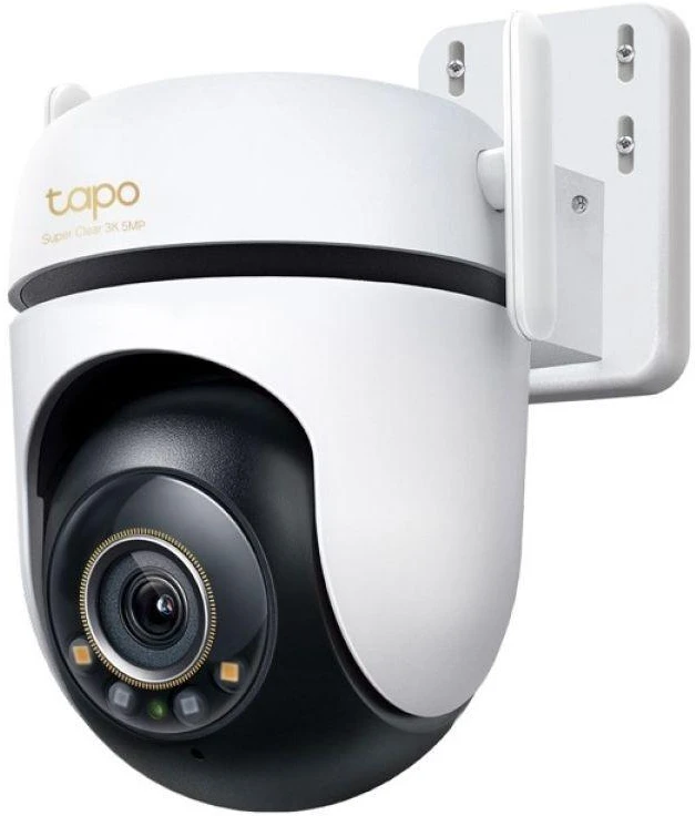 TP-LINK | Lauko apsaugos Wi-Fi kamera su pasukimu/pakreipimu | Tapo C530WS | Kupolinė | 5 MP | 3.2 mm / F1.6 | IP66 | H.264 | Micro SD, maks. 512 GB