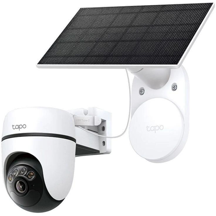 TP-Link Tapo C610 KIT saulės energija varomas panoraminio/pakreipimo apsaugos kamerų rinkinys | TP-LINK