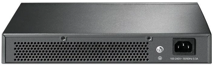 Ausinės TP-Link TL-SG1016DE valdomas tinklo jungiklis L2 Gigabit Ethernet (10/100/1000), juodas