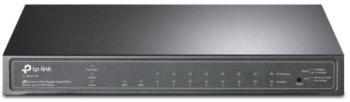 Šakotuvas TP-LINK | Komutatorius | TL-SG2210P | Tvarkomas per interneto sąsają | Stalinis | SFP jungčių skaičius 2 | Power over Ethernet (PoE) jungčių skaičius 8 | Maitinimo šaltinio tipas Išorinis