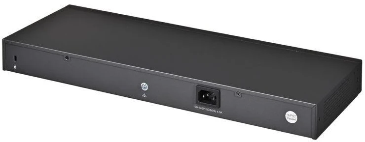 TP-LINK 26 prievadų 10/100Mbps PoE+ jungiklis 24 10/100Mbps PoE+ prievadai 2 Gigabit RJ45 prievadai 2 Combo SFP lizdai 802.3at/af 250W PoE