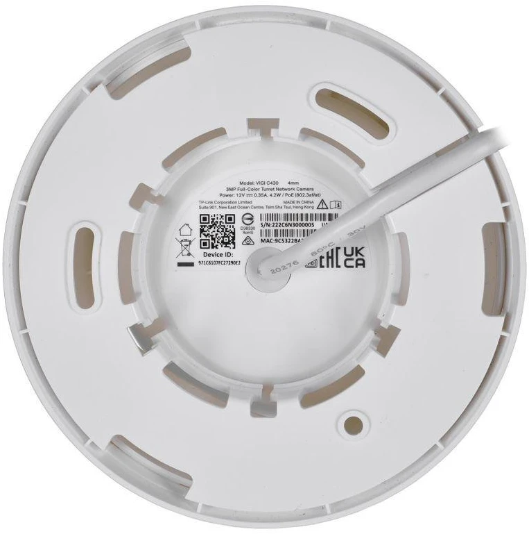 TP-LINK | Spalvota bokštelio formos tinklo kamera | VIGI C430 | Bokštelis | 3 MP | 4 mm | H.265+/H.265/H.264+/H.264 | N/A