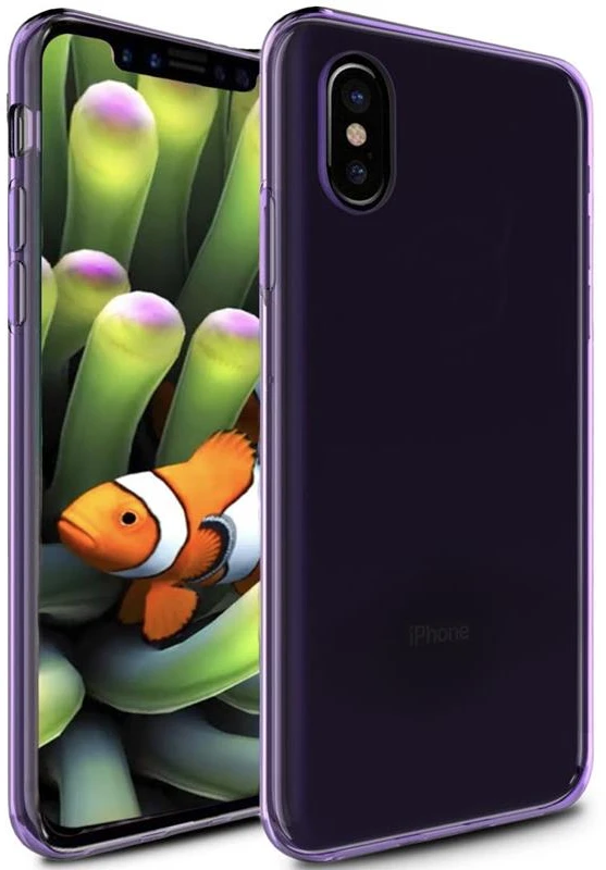 Zizo TPU dėklas skirtas Apple iPhone X Violetinė
