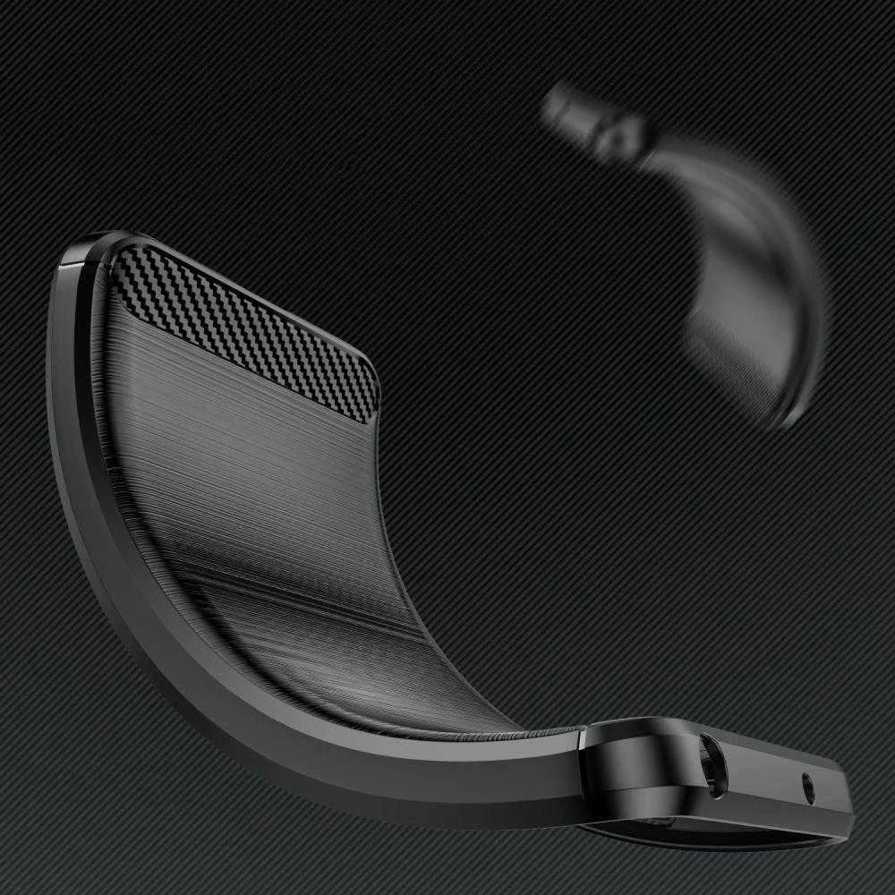 Tech-Protect TPUCarbon dėklas, skirtas Motorola Moto G05 / E15 - juodas