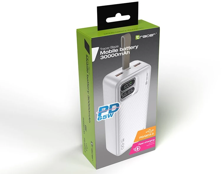 Tracer Blaze 30000 mAh 65W BK baterija