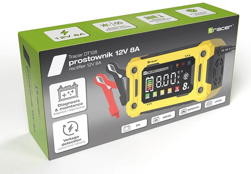 Prostownik, TRACER 12V 8A DT128 lygintuvas