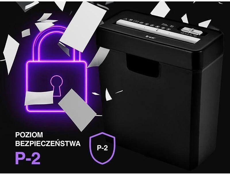 Tracer EDGY10L Paper Shredder Juodas