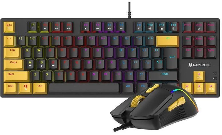 Ausinės TRACER GAMEZONE klaviatūros ir pelės rinkinys HORNET87 USB