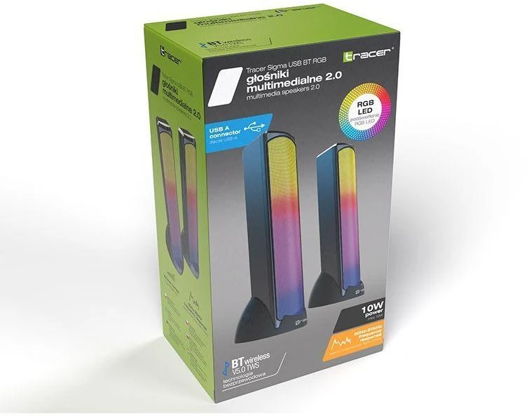 TRACER Garsiakalbiai 2.0 Bluetooth SIGMA USB RGB