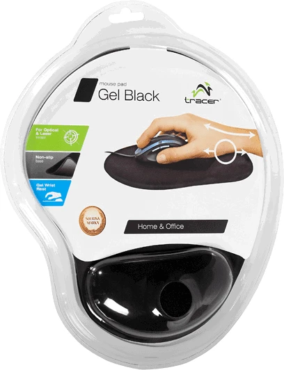 Kilimėlis TRACER TRAPAD42183 Mouse pad Gel Juodas