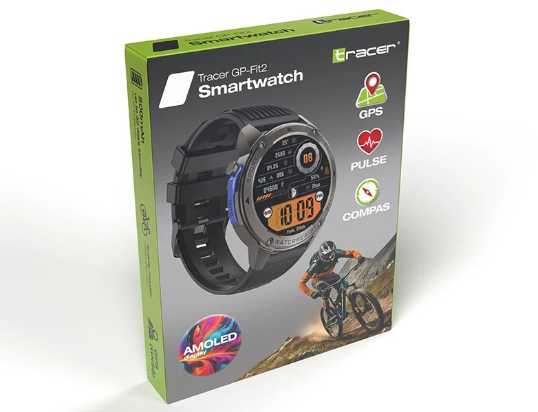 Smartwatch Išmanusis laikrodis Išmanusis laikrodis TRACER GP-Fit2