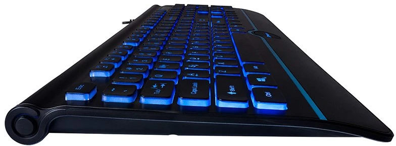 Klaviatūra žaidimams Tracer OFIS PRO su laidu membraninė su pašvietimu (na balta ir) juoda