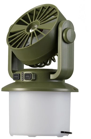 Przenośna Nešiojama stovyklavimo lempa su ventiliatoriumi „TRACER LightBreeze“
