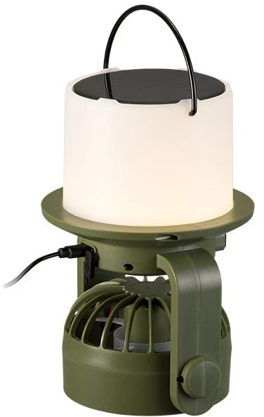 Przenośna Nešiojama stovyklavimo lempa su ventiliatoriumi „TRACER LightBreeze“