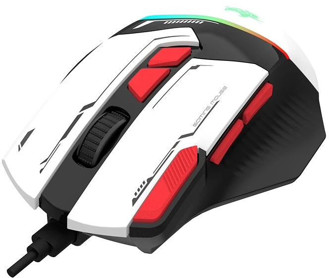 Pelė TRACER GAMEZONE SPECTRA Baltas RGB USB pelė