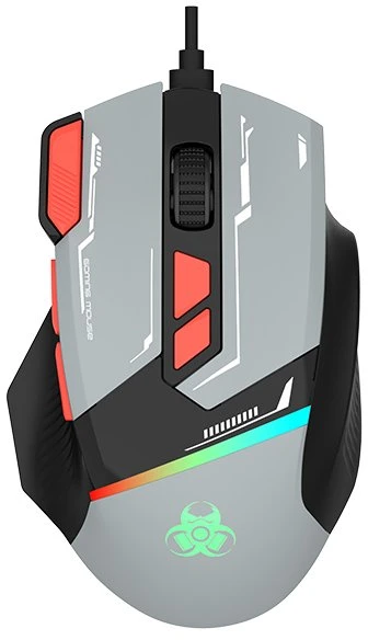 Pelė TRACER GAMEZONE SPECTRA Pilkas RGB USB pelė