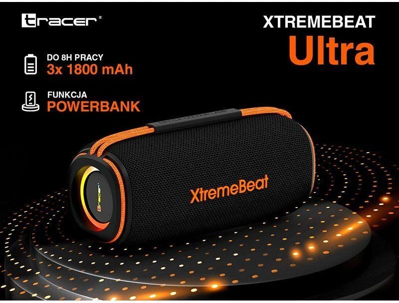 TRACER TWS garsiakalbis XTREMEBEAT ULTRA BLUETOOTH RGB