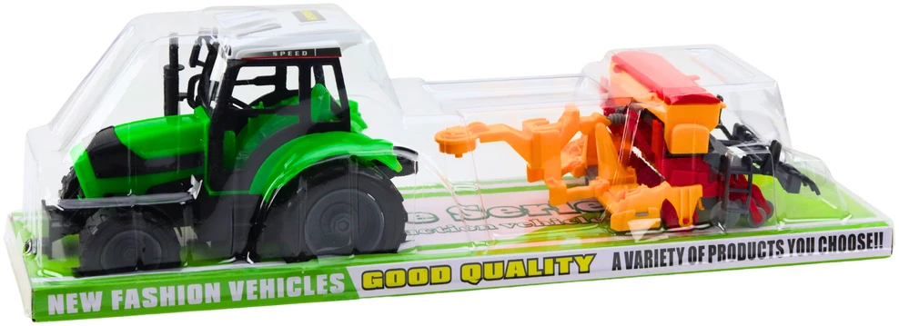 Lean Toys Traktorius su sėjamąja