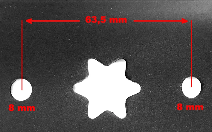 TRAKTRORIUKO PEILIS MTD 49 cm MULČIAVIMO DECK F 38cali 96cm