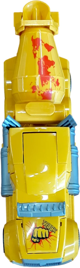 Transformeris - automobilis Feng Fa Toys, geltonas