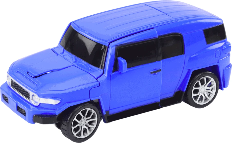 Lean Toys Mėlynas Auto-Robotas 2in1 su Priedais