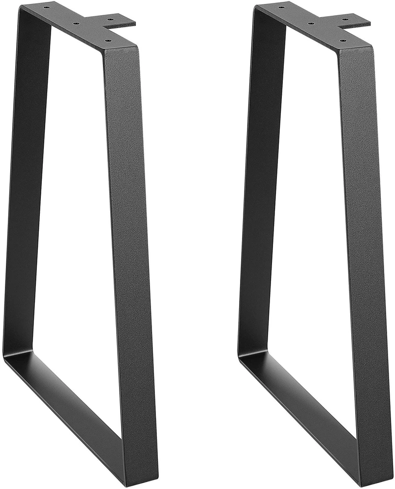 VEVOR Trapezoidinės plieninės stalo kojos 406 mm, 2 vnt.