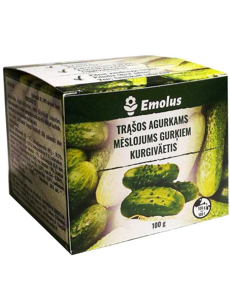 Emolus Agurkų trąšos, NPK 17-7-22, 100 g